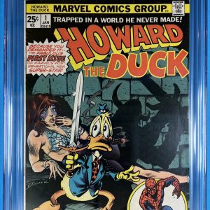 HOWARD THE DUCK #1 CGC 6.5, MARVEL COMICS 1976
