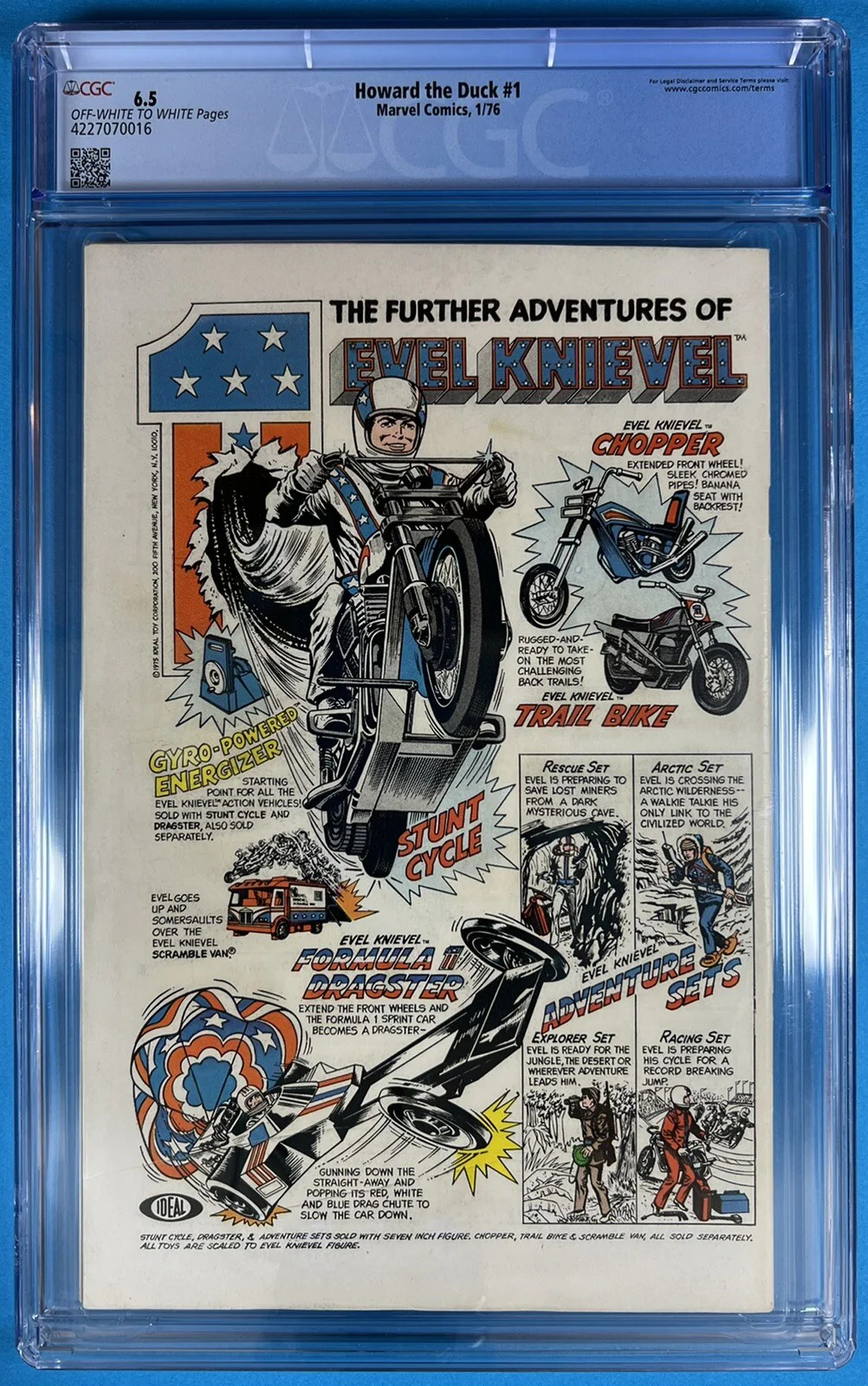 HOWARD THE DUCK #1 CGC 6.5, MARVEL COMICS 1976 - Image 2
