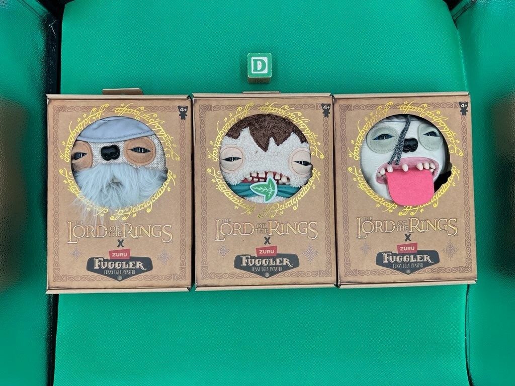FULL-SET Fuggler, Lord of the Rings, by Zuru - Gollum, Frodo & Gandalf (D) - Image 1