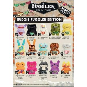 Fuggler, Rabid Rabbit Budgie 9in, by Zuru - Tiger - Image 6