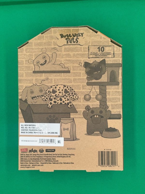 Fuggler, Butt Ugly Pets 9in, by Zuru - Uncladimir Tootin' (Hairless Rat)