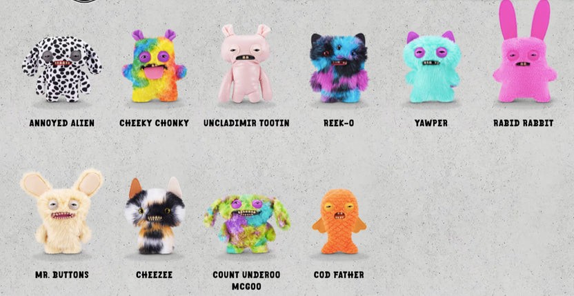 Fuggler, Butt Ugly Pets 9in, by Zuru - Annoyed Alien (Dalmation) - Image 6
