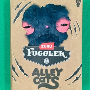 Fuggler, Alley Cats 9in, by Zuru - Cheezee (Grey/Purple) - Image 2