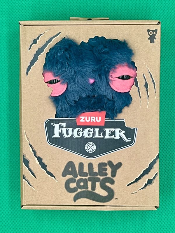 Fuggler, Alley Cats 9in, by Zuru - Cheezee (Grey/Purple)