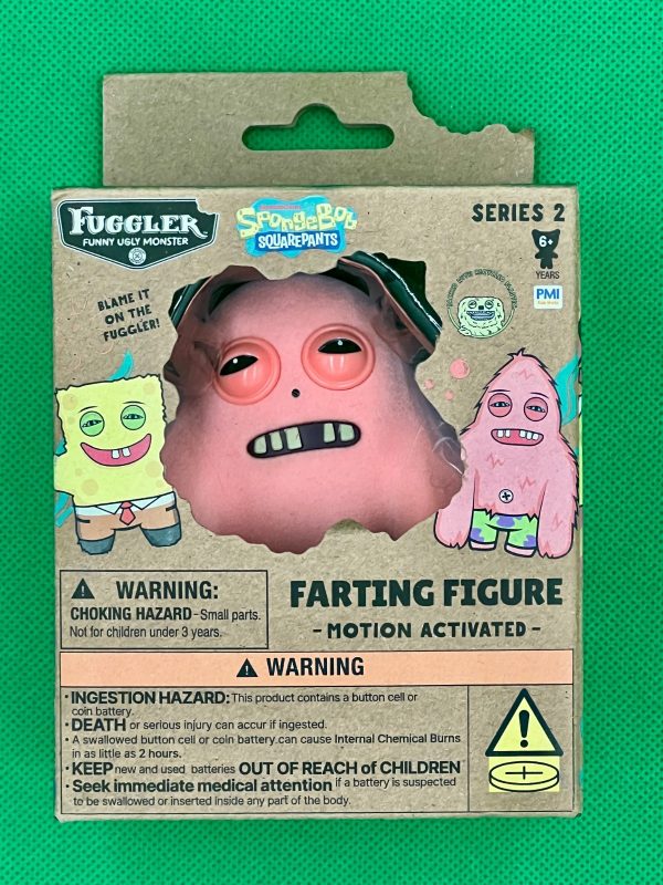 Fuggler, Spongebob Squarepants Farting Figure 3.5in, by Zuru- Patrick, Series 2