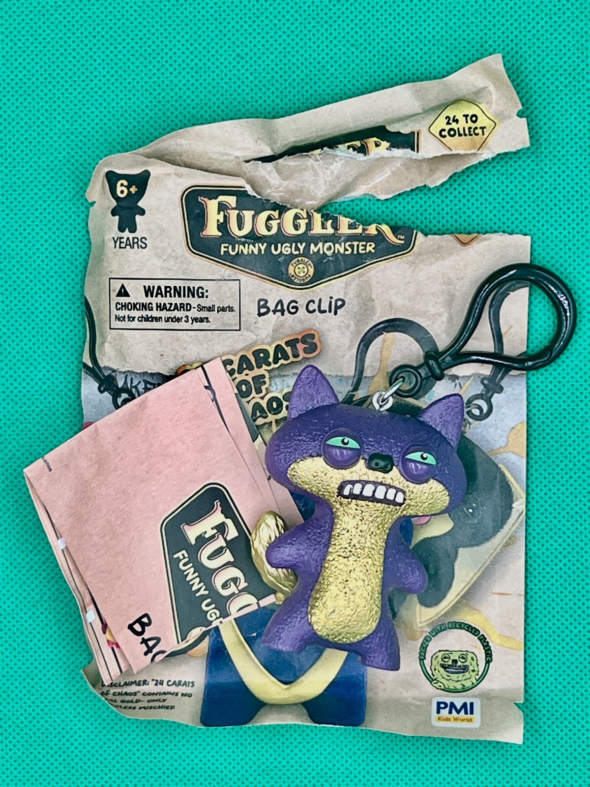 Fuggler, 24 Carats Of Chaos Gold Edtn., Bag Clip/Keychain - 1 OPENED Bag - Image 12