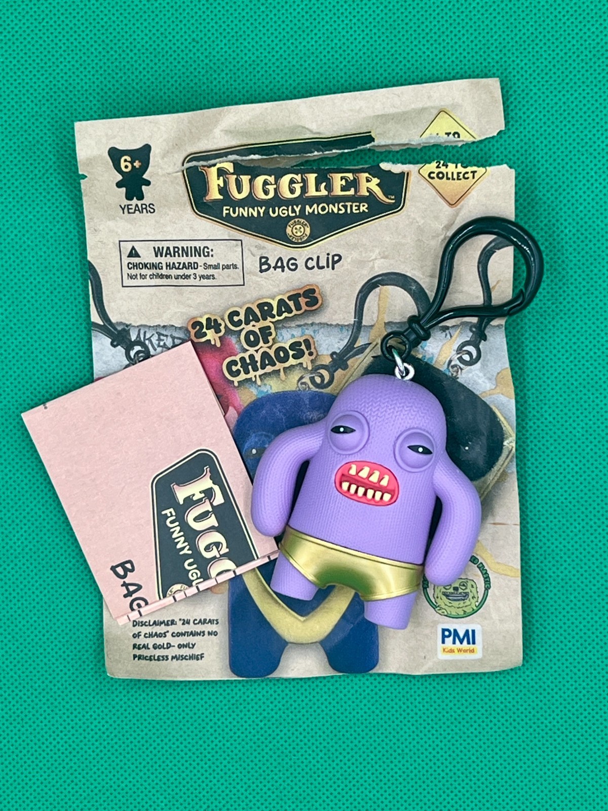 Fuggler, 24 Carats Of Chaos Gold Edtn., Bag Clip/Keychain - 1 OPENED Bag - Image 10