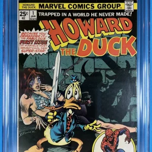 HOWARD THE DUCK #1 CGC 6.5, MARVEL COMICS 1976 - Front