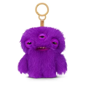 Annoyed Alien - Purple Keychain