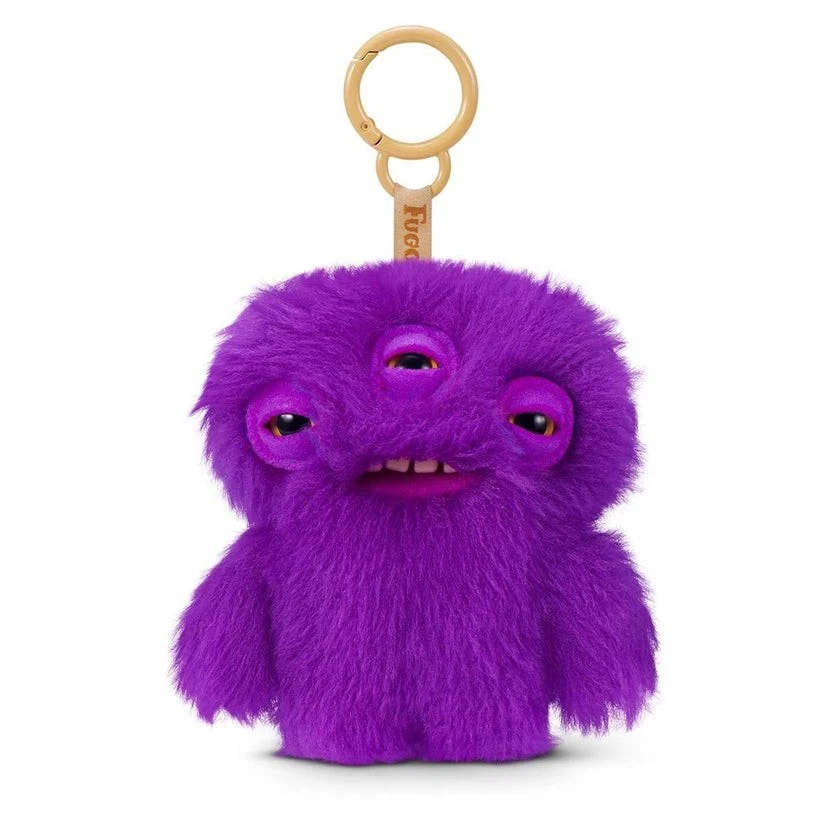 Annoyed Alien - Purple Keychain