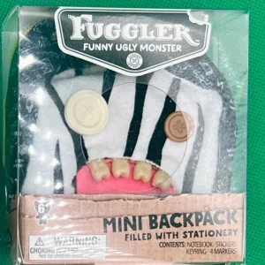 Fuggler Backpack Keychain - Zebra